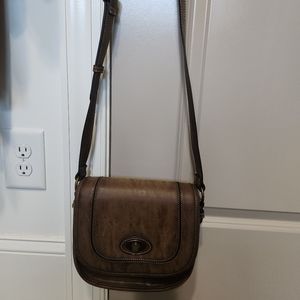 Leather Saddle Crossbody